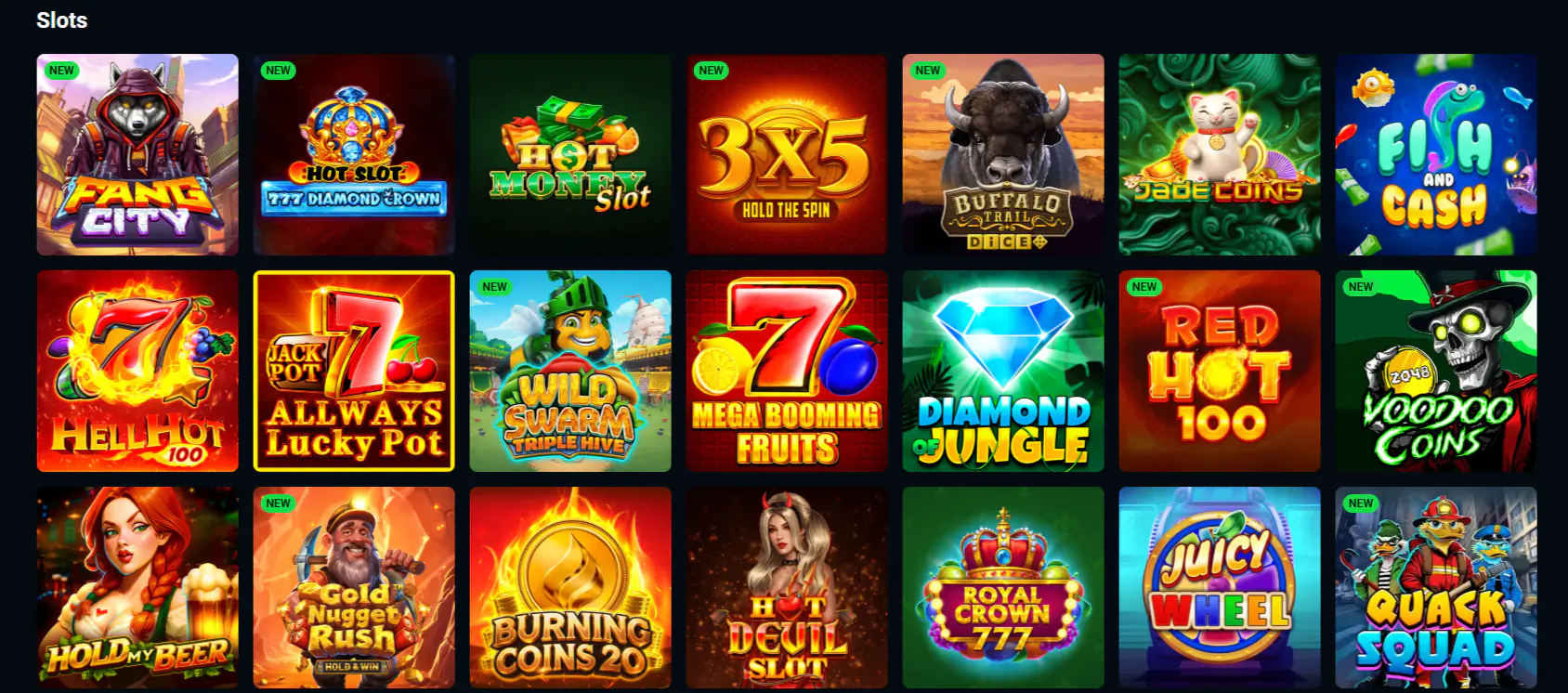 Online Slots at SpinsUp Casino Australia